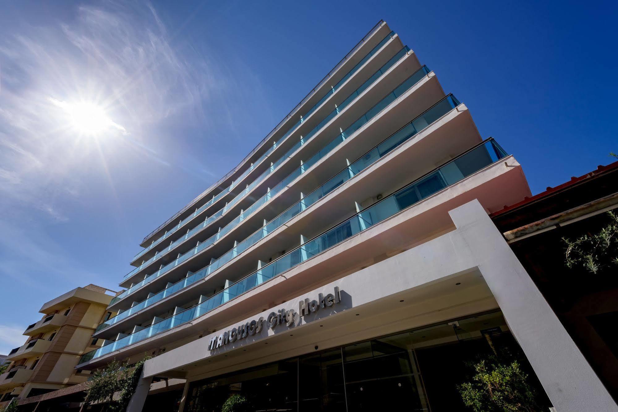 Manousos City Hotel Rhodes City Exterior photo